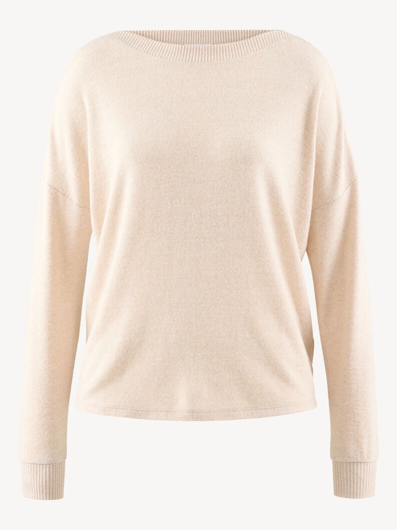 chemise à manches longues - beige taw0897-10027 acheter tamaris shirts tops en ligne